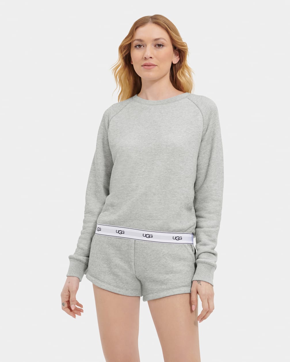 Sudadera Ugg Nena Crewneck Mujer Gris | Argentina EIMFWST-41