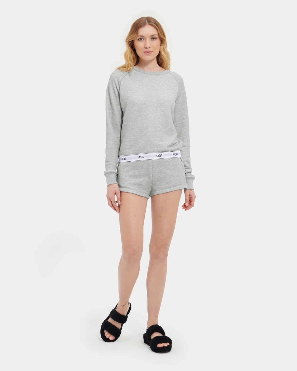 Sudadera Ugg Nena Crewneck Mujer Gris | Argentina EIMFWST-41