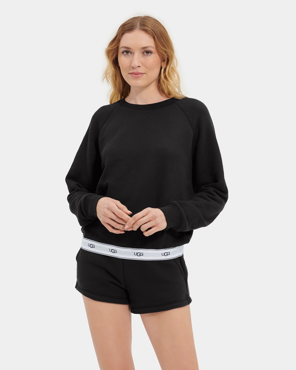 Sudadera Ugg Nena Crewneck Mujer Negras | Argentina HTWEPZR-91