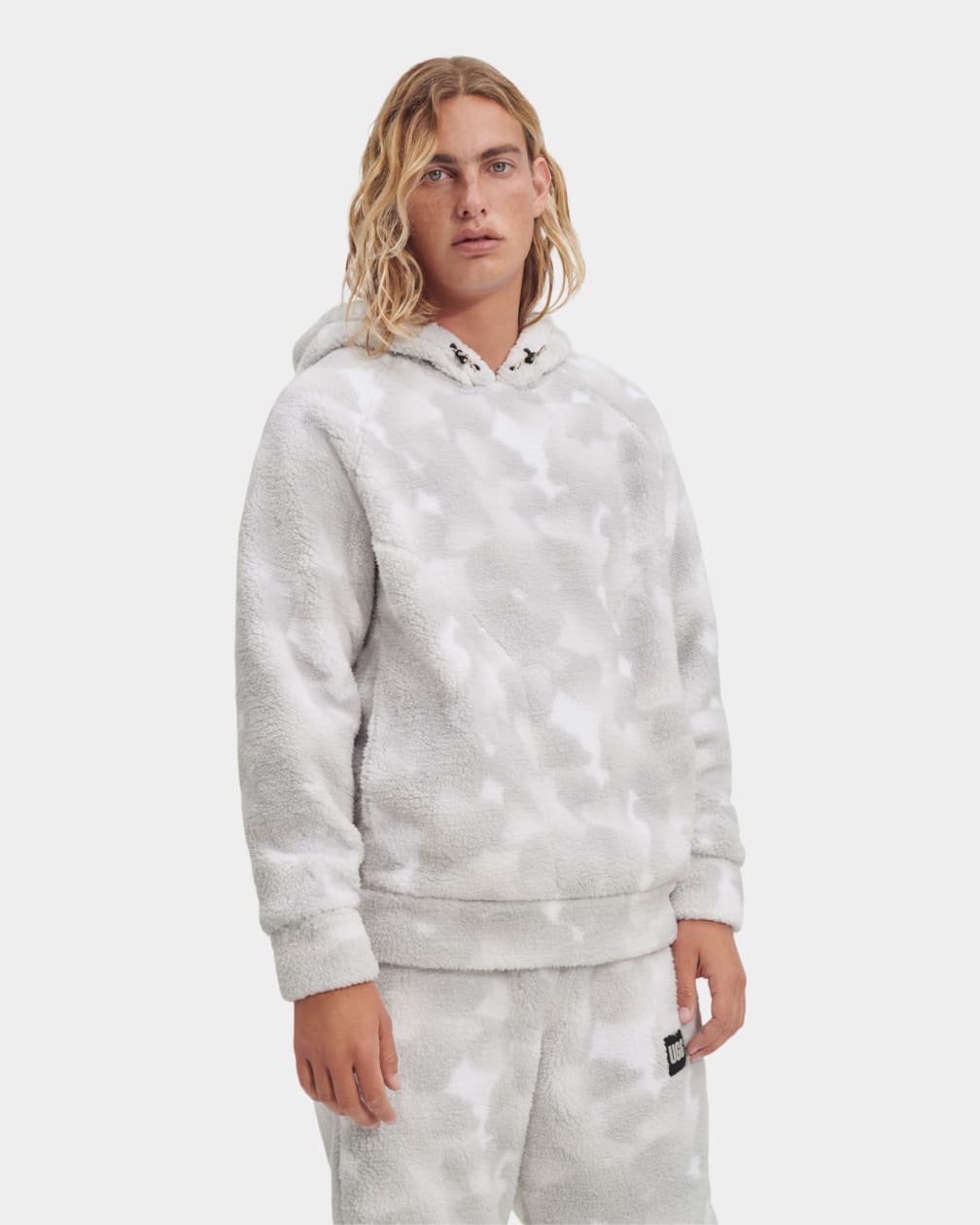 Sudadera con Capucha Ugg Dannen Sherpa Hombre Blancas Camuflaje | Argentina DSRMEZC-28