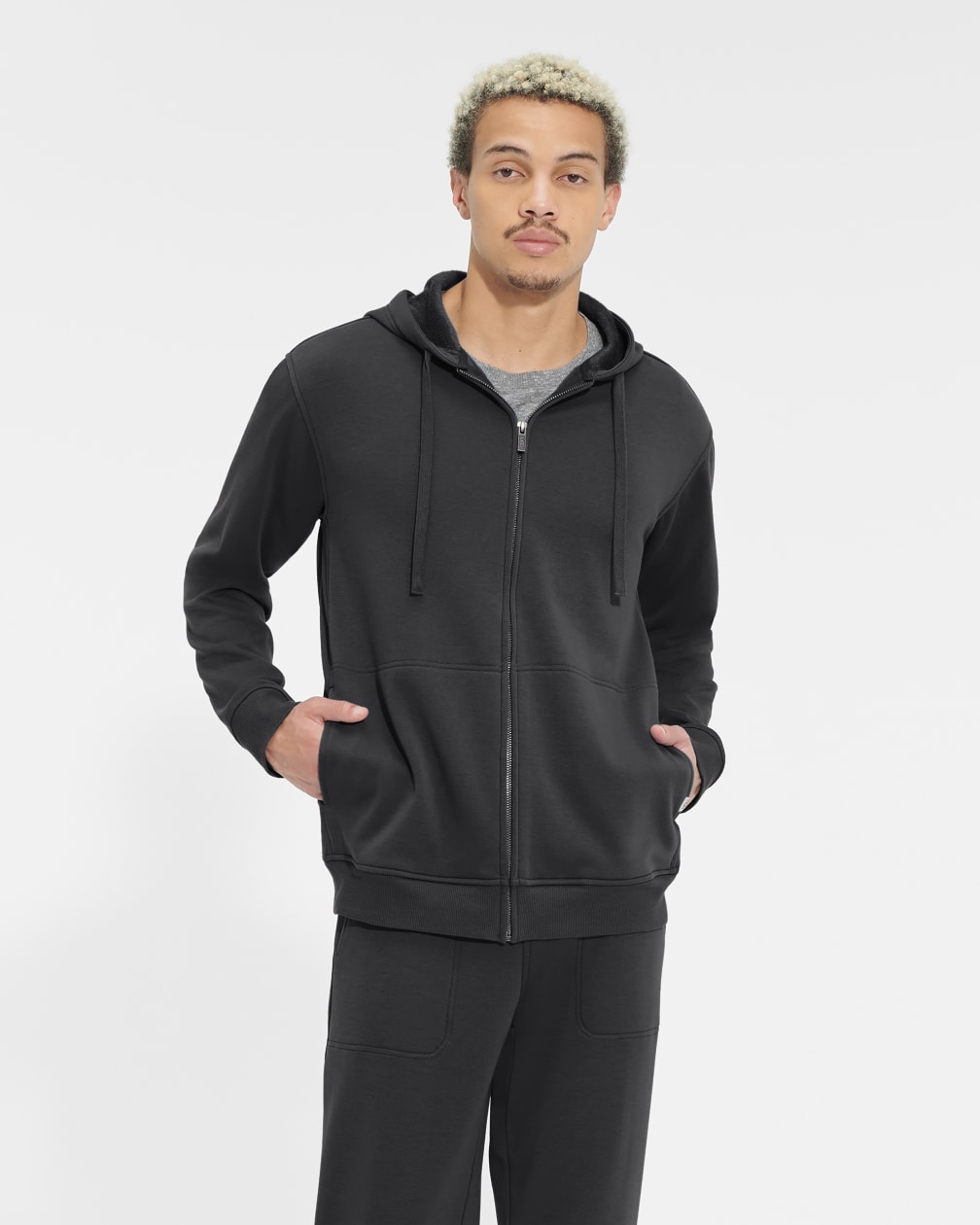 Sudadera con Capucha Ugg Gordon Zipped Hombre Negras | Argentina MIUZPAH-84