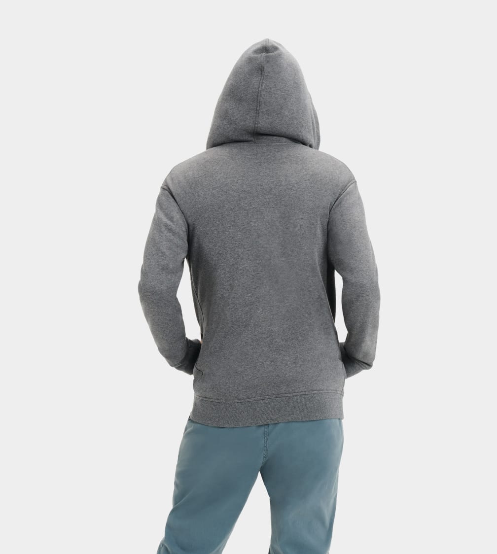 Sudadera con Capucha Ugg Gordon Zipped Hombre Gris | Argentina YZLGHBX-90