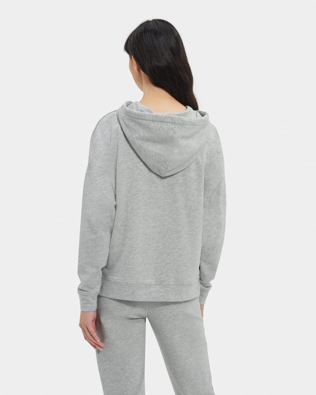 Sudadera con Capucha Ugg Kyree Micro Terry Mujer Gris | Argentina PNGMBWU-93