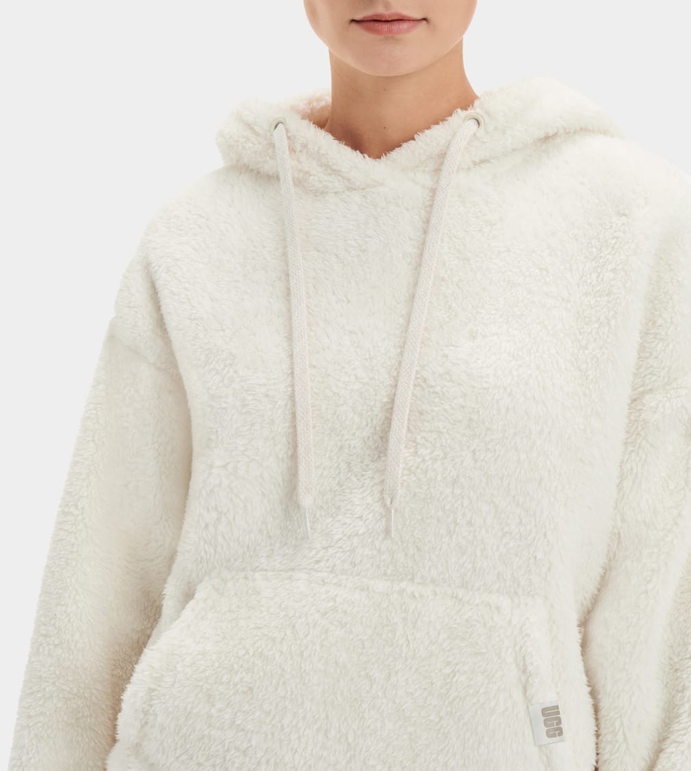 Sudadera con Capucha Ugg Loyra Sherpa Mujer Creme | Argentina XVWNGDS-10