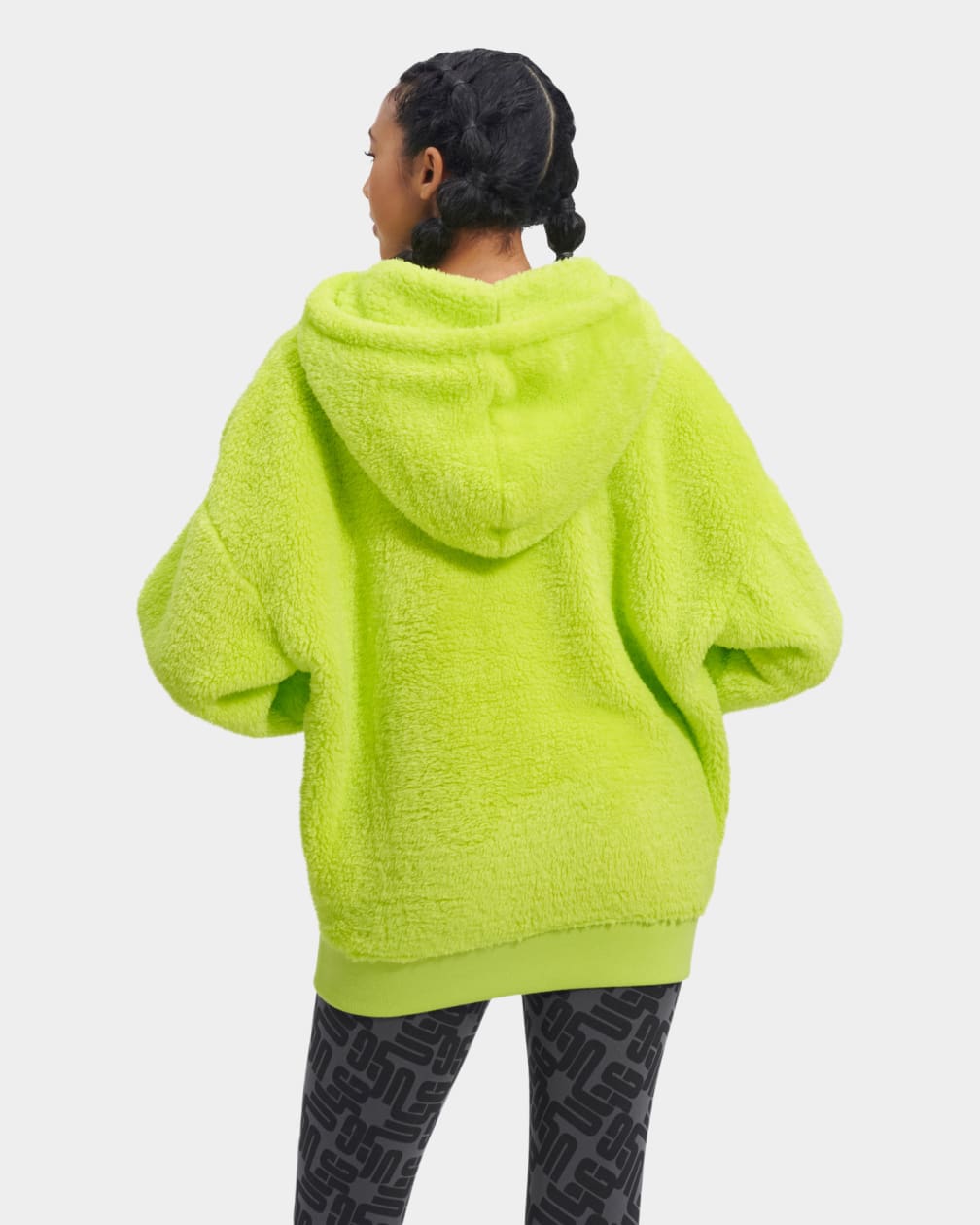 Sudadera con Capucha Ugg Loyra Sherpa Mujer Verde | Argentina QOFRIWK-54