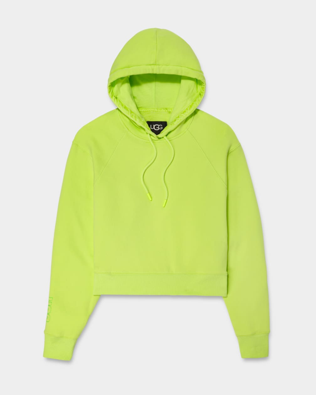 Sudadera con Capucha Ugg Mallory Cropped Mujer Verde | Argentina RDHOPFG-02