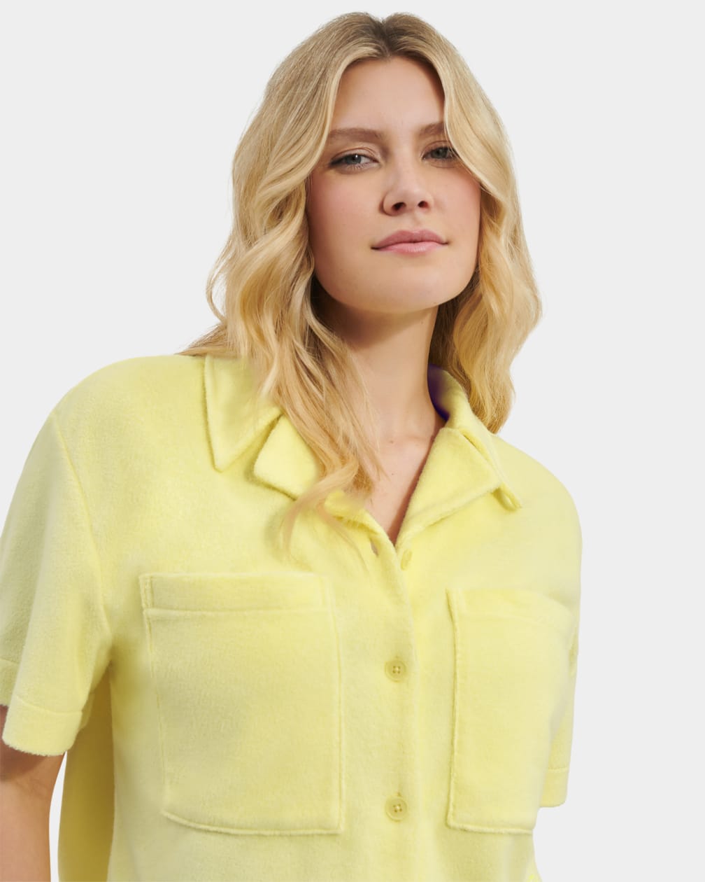 Tops Ugg Saniyah Sleeve Buttondown Mujer Amarillo | Argentina BVHZXRT-24