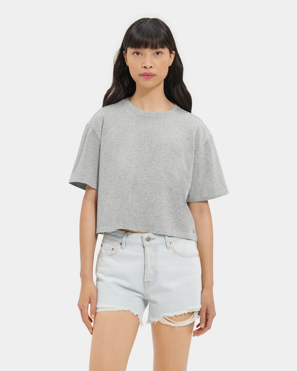 Tops Ugg Tana Cropped Mujer Gris | Argentina TZIYHSQ-97