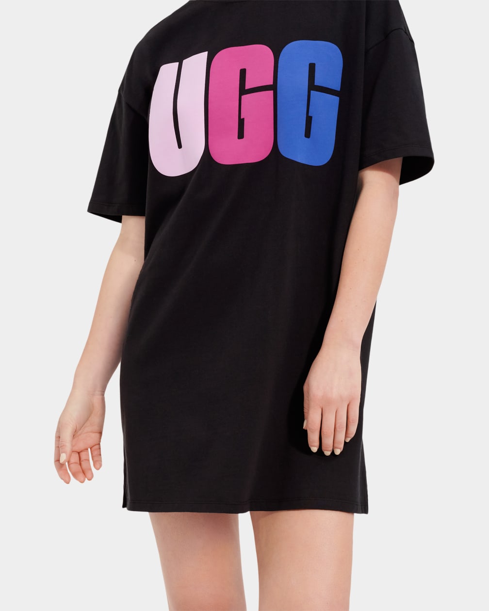 Vestido Ugg Alayah Logo T-Shirt Mujer Negras | Argentina DYHWBRE-36