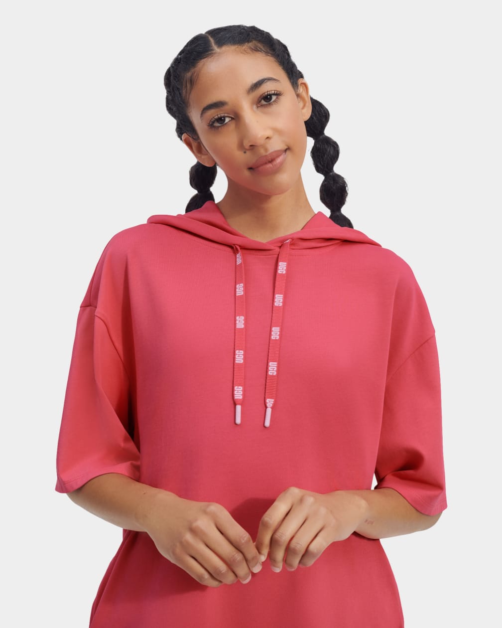 Vestido Ugg Kassey Hooded T Mujer Rosas | Argentina ZCEYKPV-95