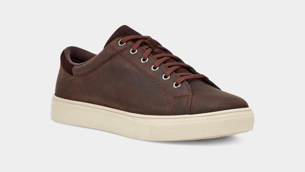 Zapatillas Ugg Baysider Low Weather Hombre Marrones | Argentina YXIFCVN-50