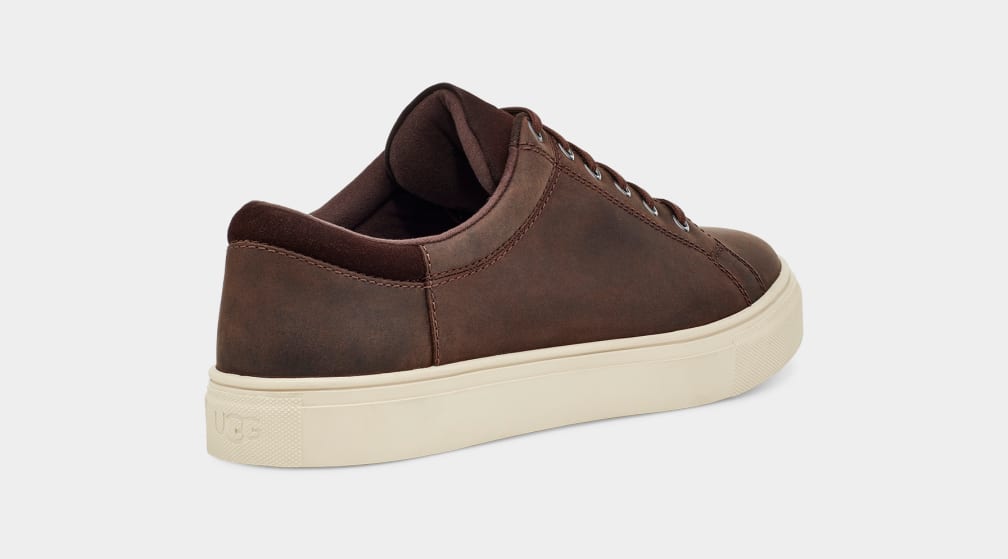 Zapatillas Ugg Baysider Low Weather Hombre Marrones | Argentina YXIFCVN-50