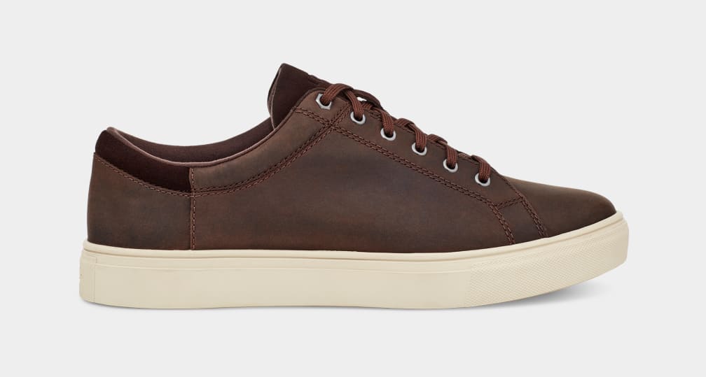 Zapatillas Ugg Baysider Low Weather Hombre Marrones | Argentina YXIFCVN-50