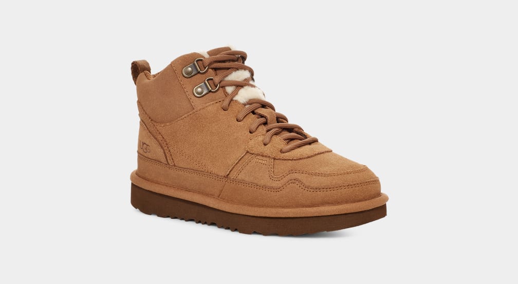 Zapatillas Ugg Highland Hi Heritage Niños Marrones | Argentina PBOXAWL-38