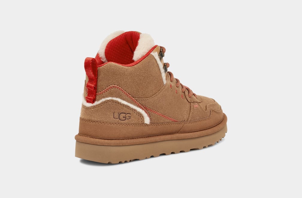 Zapatillas Ugg Highland Hi Heritage Suede Mujer Marrones Rojas | Argentina PGOWUSJ-91