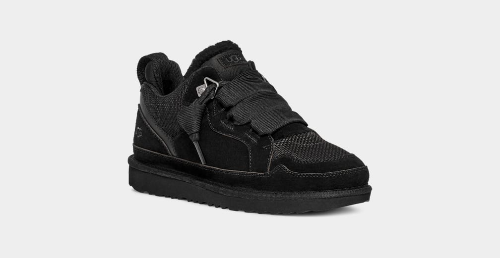 Zapatillas Ugg Lowmel Niños Negras | Argentina WMBUCHV-13