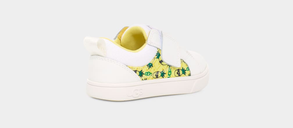 Zapatillas Ugg Rennon Low Pineapple Stuffie Niños Blancas | Argentina TRYMFKU-80