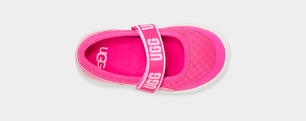 Zapatillas Ugg Rennon Skimmer Glitter Niños Rosas | Argentina CXYWZOK-45